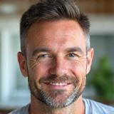 Retrato profesional del Dr. Carlos García, nutricionista deportivo.